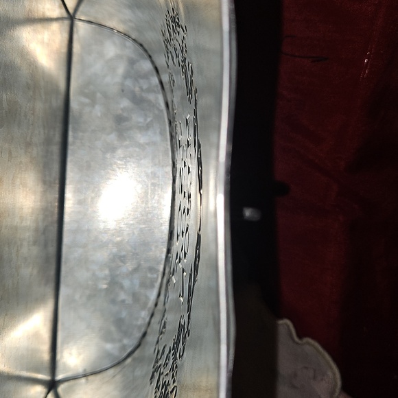 North Pole Post Tin MailBox - Silver - Christmas - 15.5" T x 10.5"W x 3"D - Picture 3 of 6